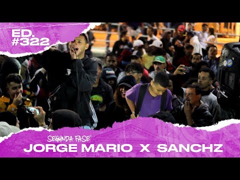 Jorge Mario x Sanchz  (2ª Fase) | 322ª Batalha da Matrix - 24/09/2019