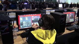 Na`Vi during pause in game versus LGD @ WCA 2014