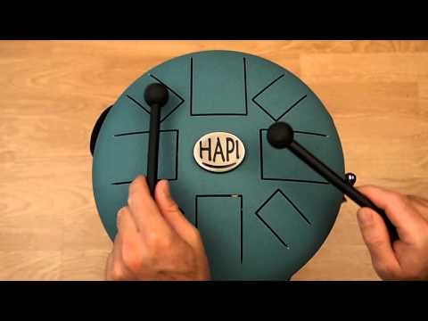 HAPI Drum Origin Tuneable Steel Tongue Drum, Over 24 adjustable scales in E, E flat and D