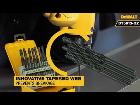 Набор сверл по металлу 19 шт. 1-10 мм в кассете HSS-R DeWALT (DT5913) Набор сверл по металлу 19 шт. 1-10 мм в кассете HSS-R DeWALT (DT5913)