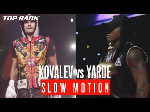 Kovalev vs Yarde: Slow Motion Highlights