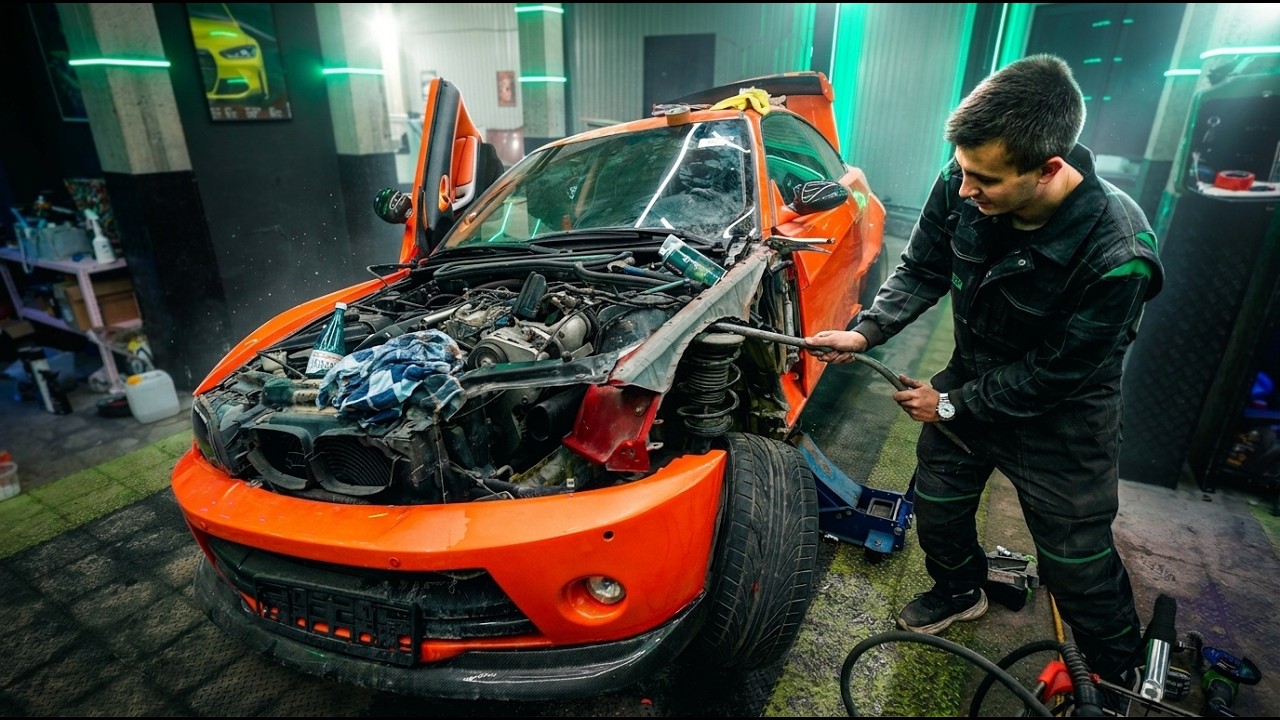 Восстановил брошенную BMW M3 из NFS и утроил НЕЛЕГАЛЬНЫЕ ГОНКИ С ПОЛИЦИЕЙ!