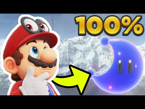 Super Mario Odyssey - Wooded Kingdom ALL 76 POWER MOON LOCATIONS! [100% Guide]