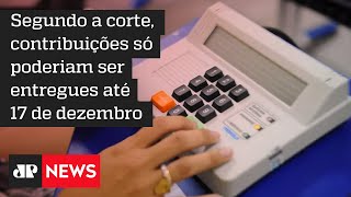 TSE não acata sugestões feitas pelas Forças Armadas