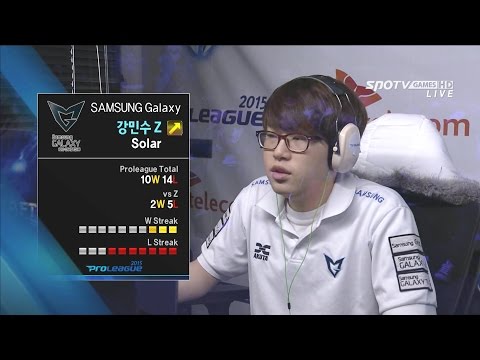 [SPL2015] ByuL(CJ) vs Solar(SAMSUNG) Set1 Overgrowth -EsportsTV, SPL2015