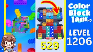 Soluzione del Livello 1206 di Color Block Jam
