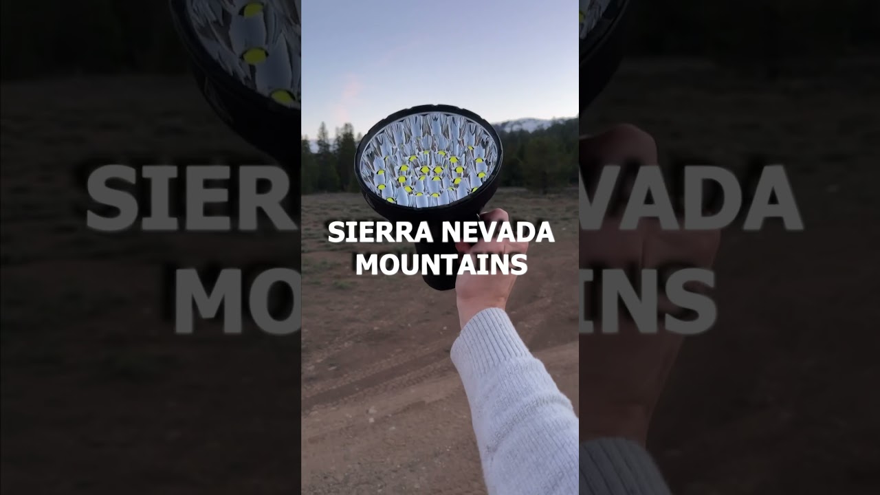 I Tested the World’s Brightest Flashlight at World’s Darkest Place 😳 #shorts