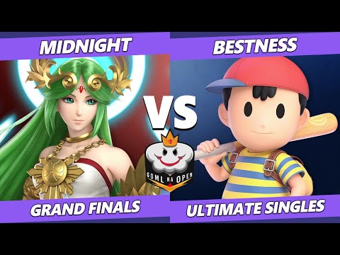 GOML NA Open West USA GRAND FINALS - Midnight (Palutena) Vs. BestNess (Ness) Ultimate SSBU