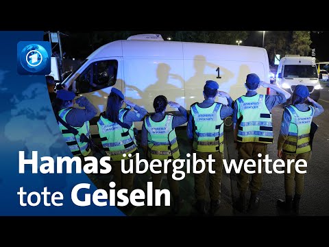 Friedensabkommen: Terrororganisation Hamas übergibt weitere Leichname von israelischen Geiseln