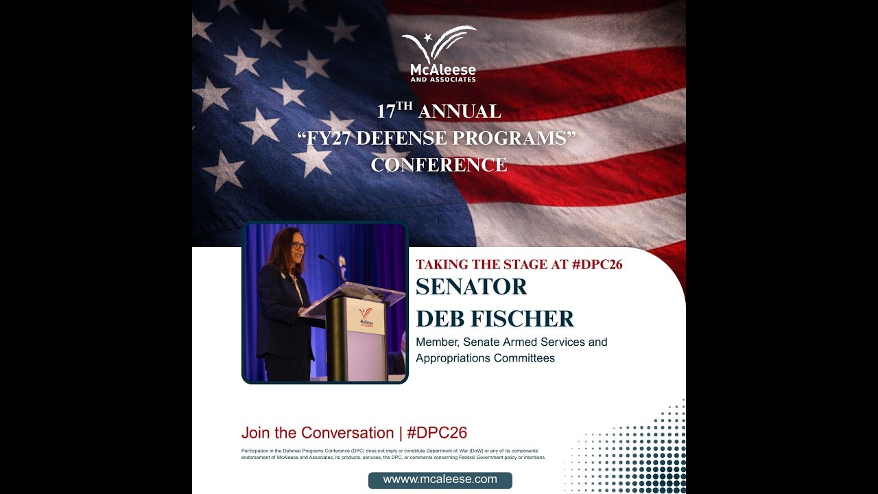 @SenatorDebFischer | Member, Armed Services and Appropriations Committees | DPC 2026