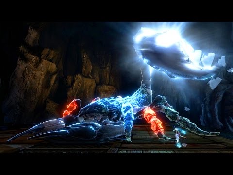 God of War 3 Remastered: Skorpius, Queen of the Scorpions Boss Fight PS4 (1080p 60fps)