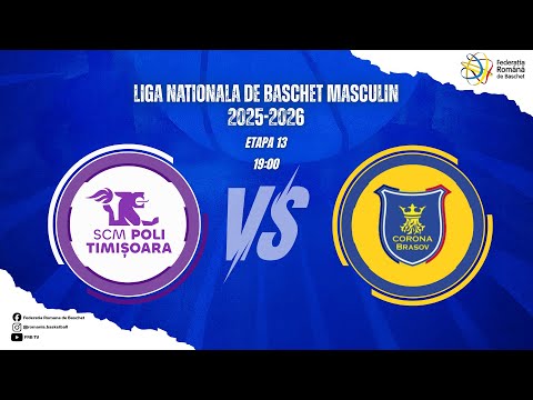 Liga Nationala de Baschet Masculin 25/26 - CS SCM Politehnica Timișoara vs CSM Corona Brașov