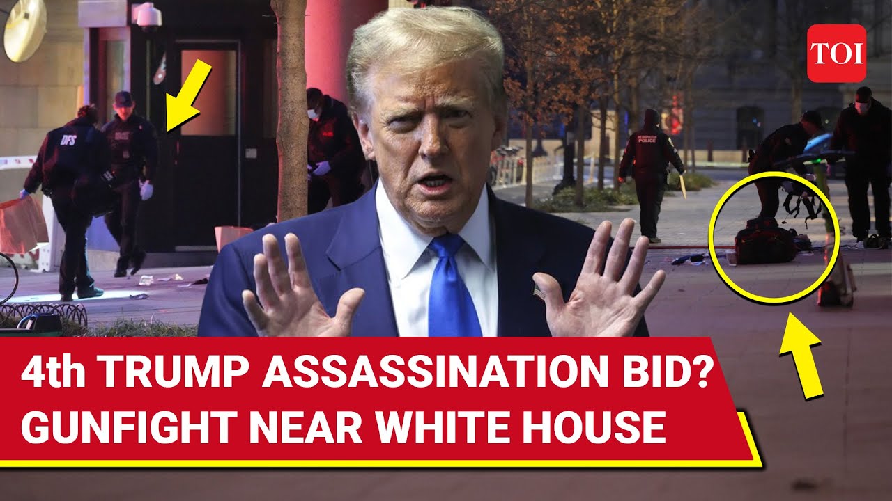 4th 'Kill Trump' Plot? Secret Service Opens Fire At Gunman Near White House | Top Updates