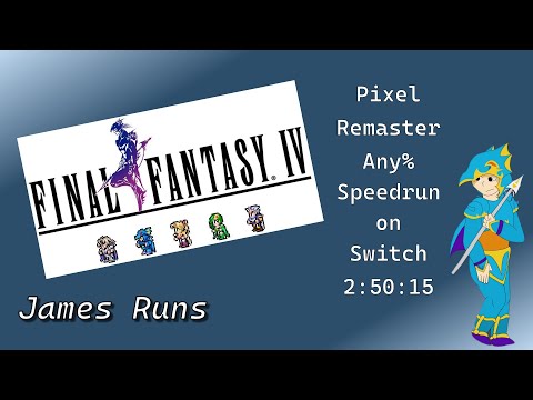 Final Fantasy 4 Pixel Remaster Speedrun on Switch | 2:50:15