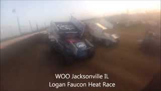 preview picture of video 'STP World of Outlaws 5/7/14 Logan Faucon 52F Jacksonville IL'