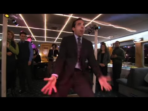 Michael Scott dancing bad guy
