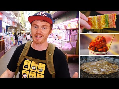 Local KOREAN STREET FOOD in Seoul, Korea at Mangwon Market (망원시장)