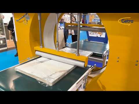 Banderoleuse horizontale semi-automatique pour produits longs Area R9