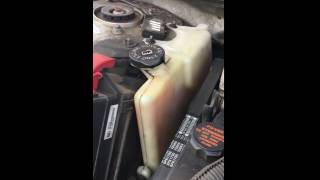 Coolant overflow tank boiling