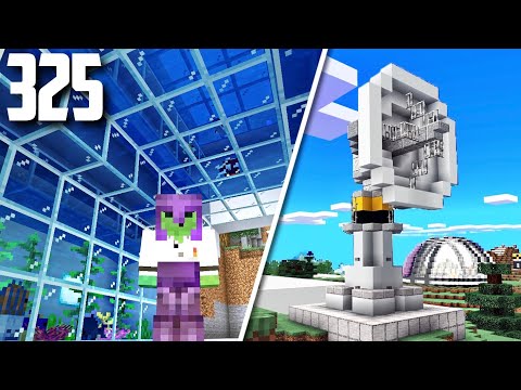 Let's Play Minecraft - Ep.325 : Radar Dish/360 Aquarium!