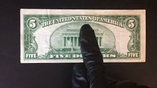 What is a 1934 silver certificate 5 dollar bill worth
