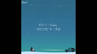 Download lagu [Lirik Subindo] BTS V (방탄소년단 뷔) - Scenery (풍경) mp3