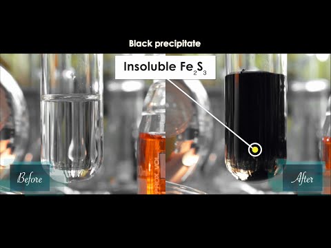 Does Sodium sulfide (Na2S) and Iron Nitrate (Fe(NO3)3) form a precipitate?| Fe(NO3)3+Na2S