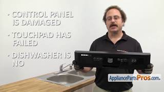 Dishwasher Control Panel (Part #W10811155) - How To Replace