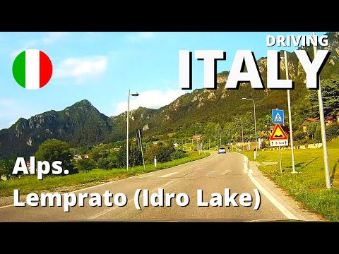 Alpine Scenic Road in Italy Lemprato - (Idro Lake)