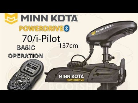 Minn Kota Powerdrive i-Pilot Basic Operations #minnkota #powerdrive