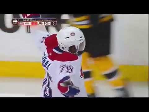 Canadiens vs Bruins (Vine)   P.K. Subban game winning goal in overtime