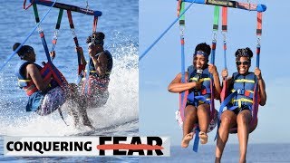 We Went Parasailing! Overcoming Fear For Our 1 Year Anniversary