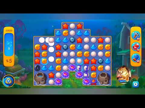 фишдом 2022 # 10650 уровень - прохождение без бустеров # Fishdom,  10650  level - no Boosters.