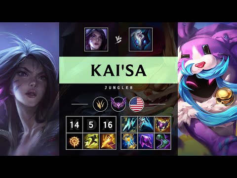 Kai'Sa Jungle vs Kindred - NA Master Patch 25.07