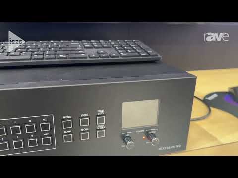 Kramer Shows MTX3-88-PR-PRO All In One Hybrid Presentation Matrix For Higher Ed
