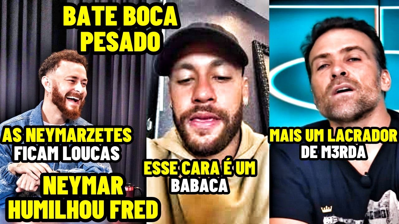 TRETA! FRED TOMA INVERTIDA HUMILHANTE DO NEYMAR APÓS CRITICAR POSTURA DO JOGADOR