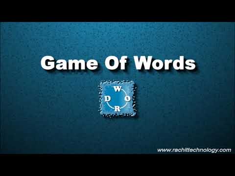 Game of Words Crossword Puzzle