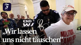 Protest gegen Irankrieg: Dutzende Veteranen festgenommen