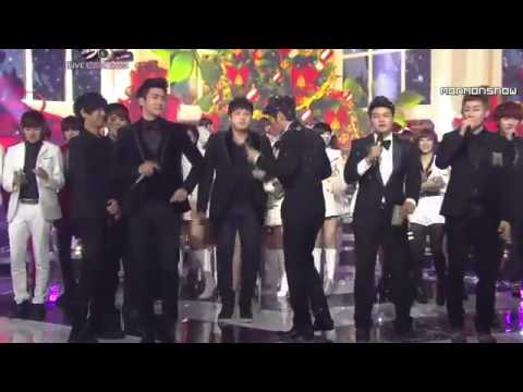 111223 Music Bank Christmas Special - White Christmas *Ending*