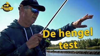 Zo test Luc Coppens een hengel
