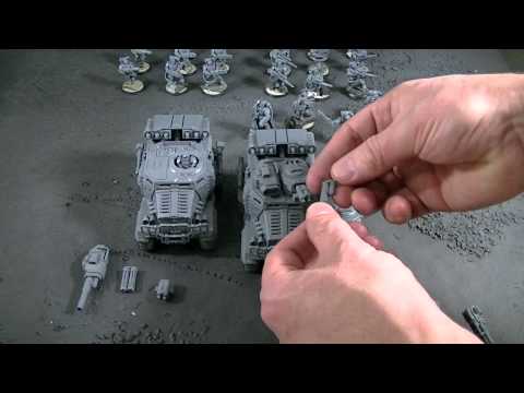 Militarum Tempestus Taurox magnetization- Blue Table Painting