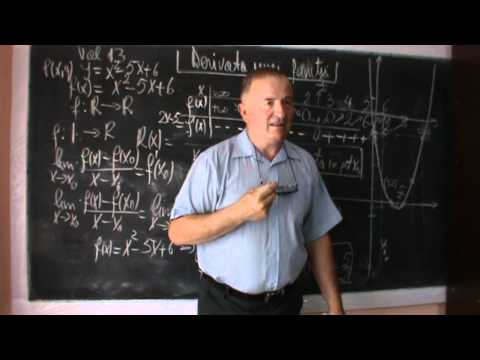 3/4 Lectia 107 - "Introducerea notiunii de derivata" - Lectie mostra din videomanualul de matematica
