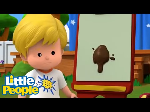 Messy play! ⭐ Little People – Fisher Price ⭐ 1 Hour Compilation - Kids TV Series, Kingdom Kids Zone - Little People - Fisher Price