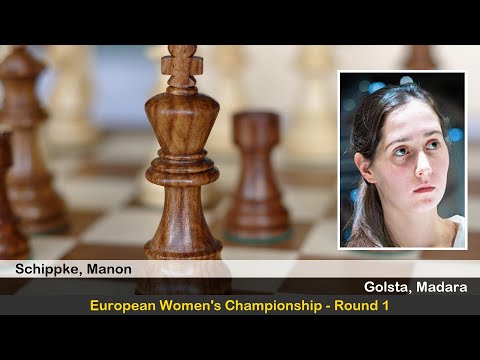 WIM Manon Schippke vs Madara Golsta | European Women's Championship 2025 | Round 1