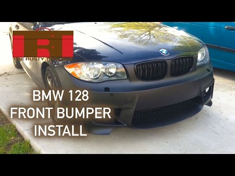 BMW 128i Front Bumper Install and New Project Bike! - The Rusty Toolbox