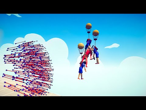 GOD ARCHER & SHOUTER + 5 BALLOONER vs EVERY UNIT | TABS - Totally Accurate Battle Simulator