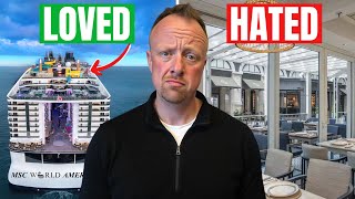 Everything I LOVED and HATED about the MSC World America | Ship Review