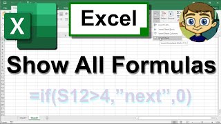 Display All Formulas in Excel