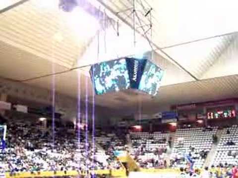 Intro film Uleb Cup on screen @ Akasvayu Girona