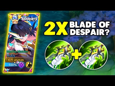 RUBY 2X BLADE OF DESPAIR! INSANE LATE GAME DAMAGE!🔥RUBY BEST BUILD 2023